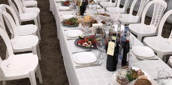 Банкет на 45 персон с обслуживанием